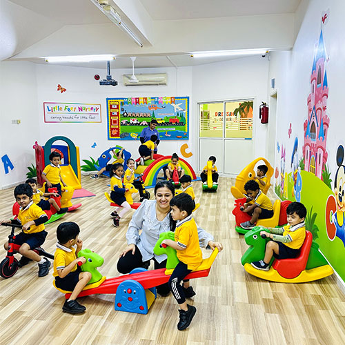 Indoor play area in Little Feet Nursery
